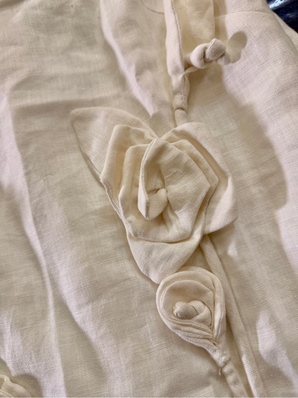 Farm Rio Floral Linen Mini Dress - Picture 5 of 9
